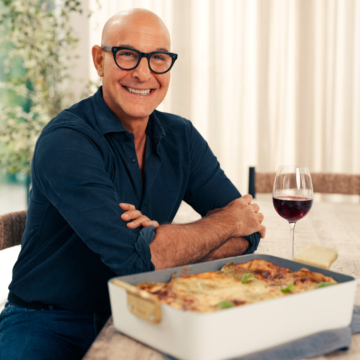 Stanley Tucci™ Ceramic Nonstick Lasagna Pan | Venetian Teal