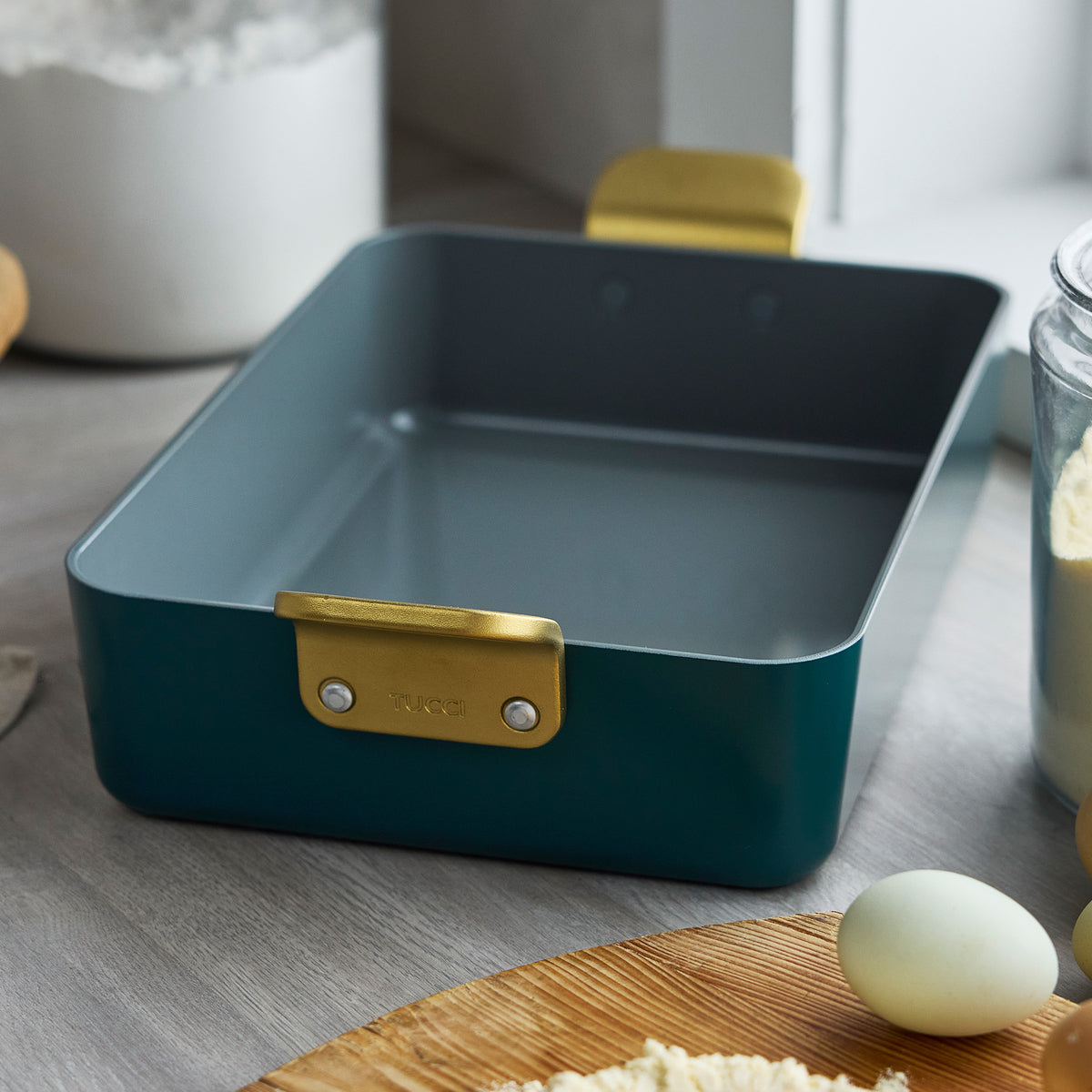 Stanley Tucci™ Ceramic Nonstick Lasagna Pan | Venetian Teal