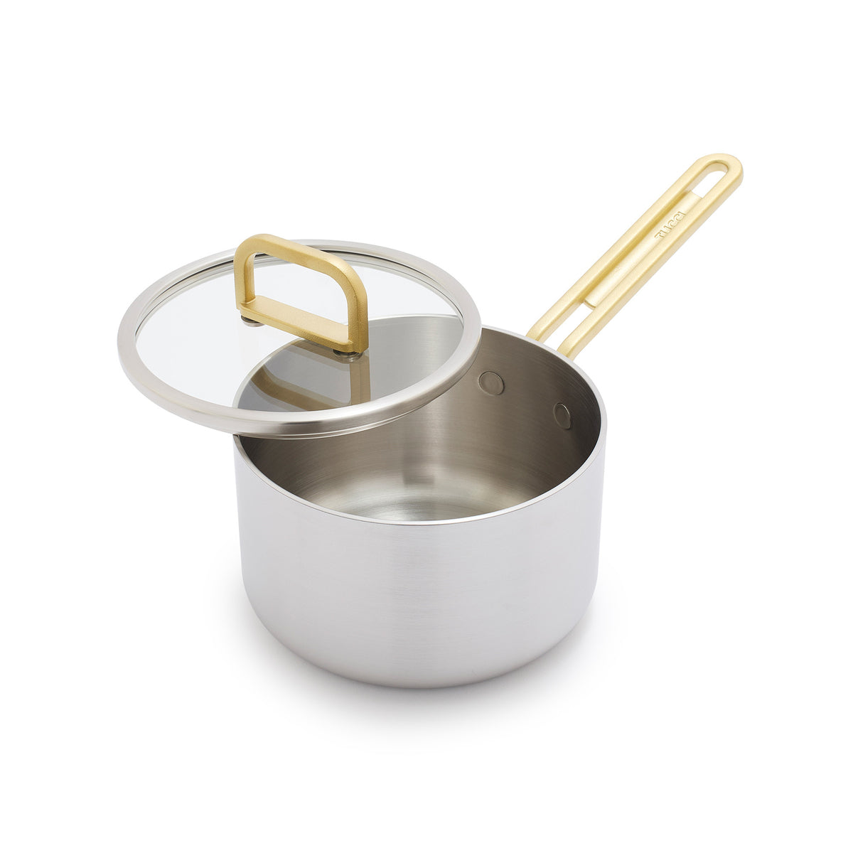 Tucci stainless steel 2-quart saucepan