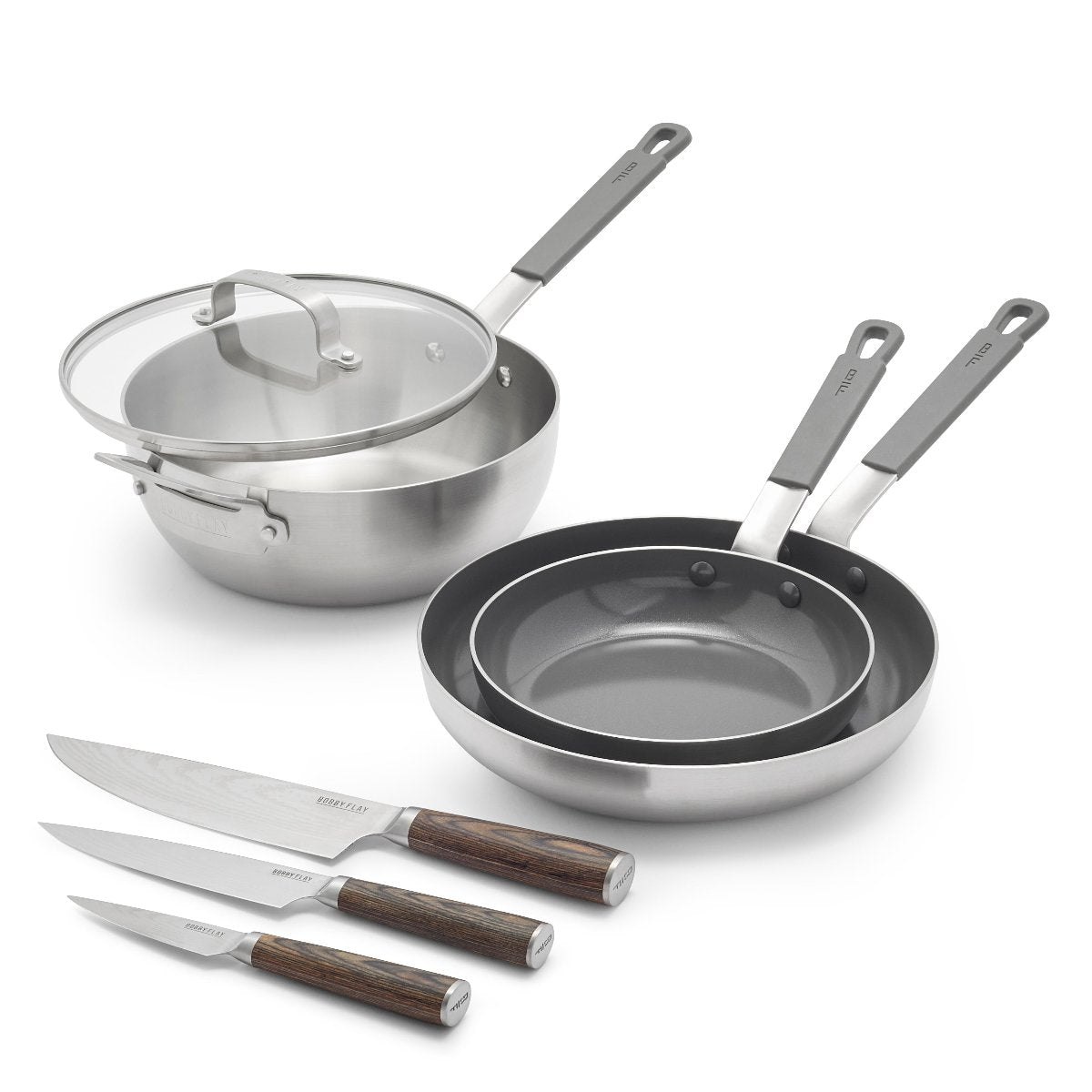 Bobby Flay by GreenPan Chef's Choice Stainless Steel Set