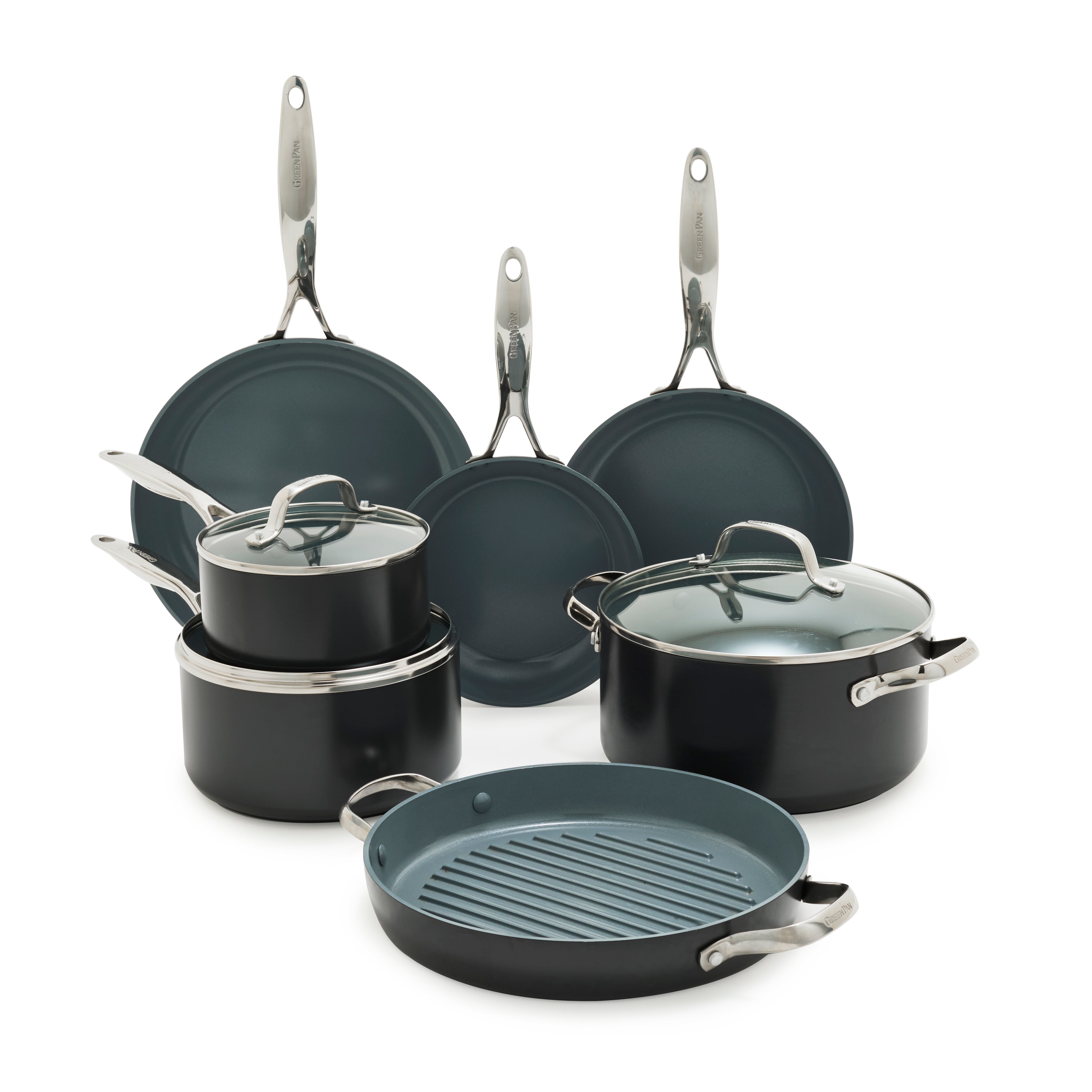 Valencia Pro Ceramic Nonstick 10-Piece Cookware Set