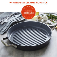 Valencia Pro Ceramic Nonstick 11" Round Grill Pan