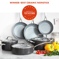 Valencia Pro Ceramic Nonstick 11-Piece Cookware Set