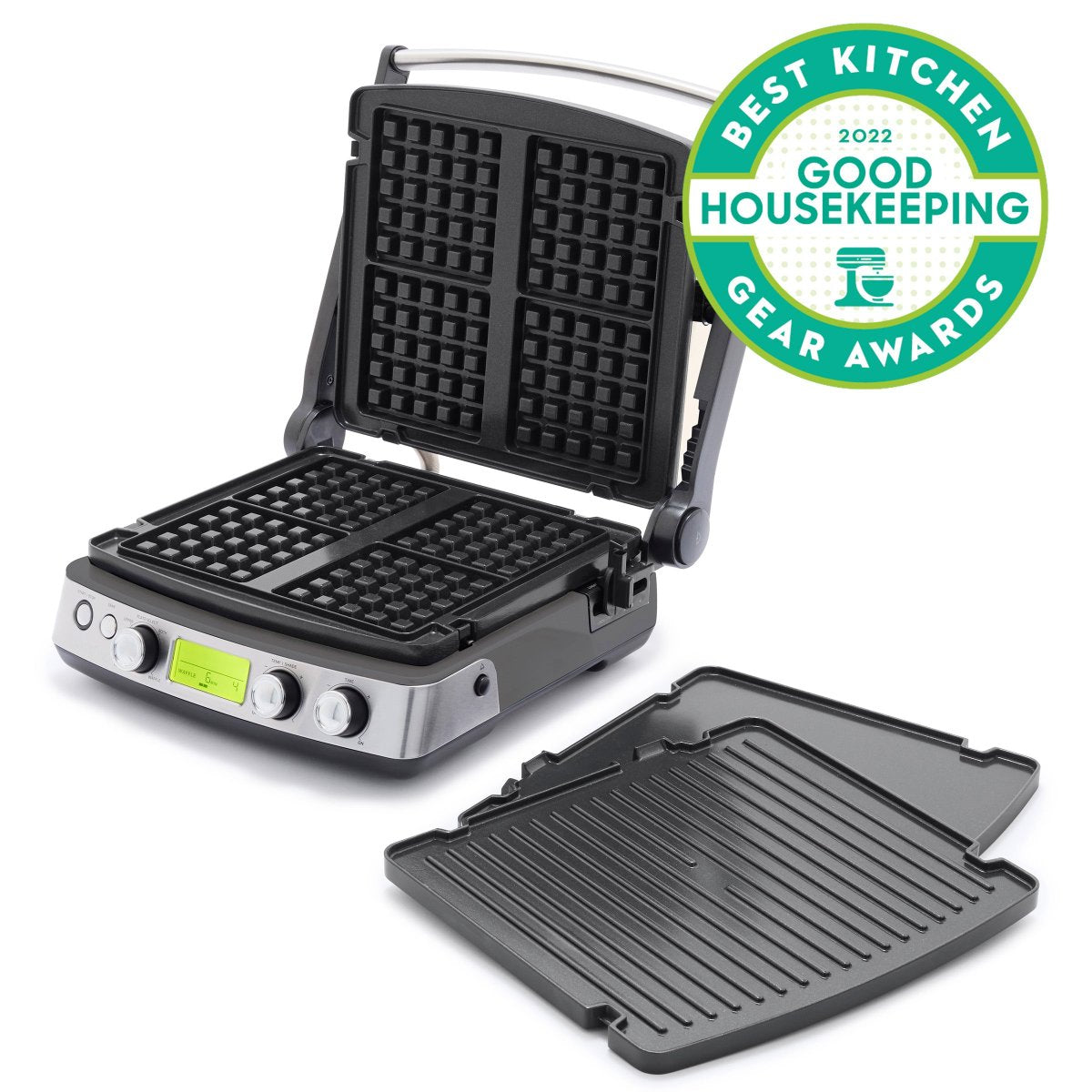 Elite Multi Grill, Griddle & Waffle Maker | Graphite