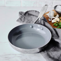 Valencia Pro stainless steel frypan with ceramic nonstick coating