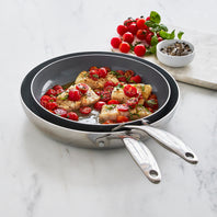 Versatile Valencia Pro stainless steel frypans