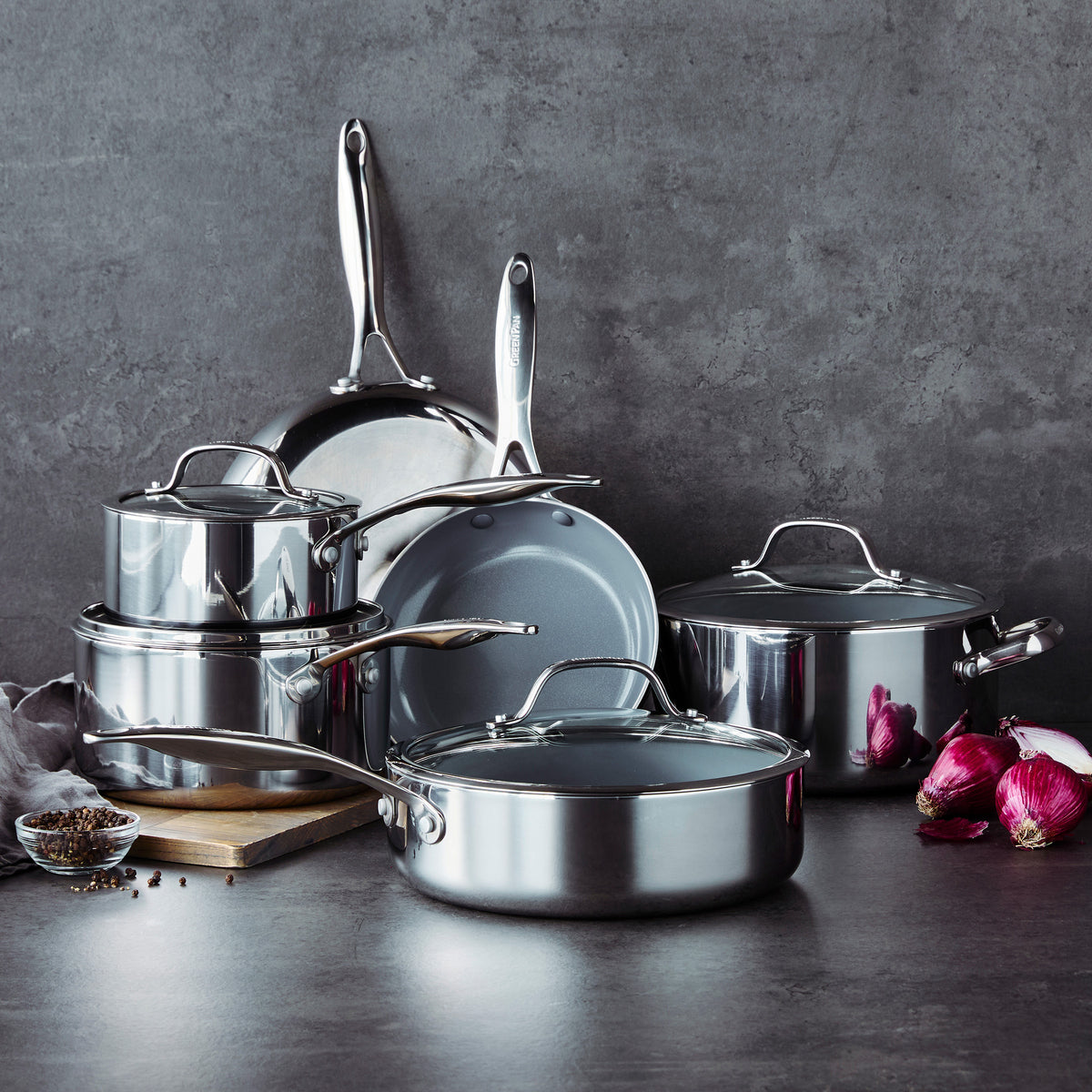 Valencia Pro stainless steel 10-piece set