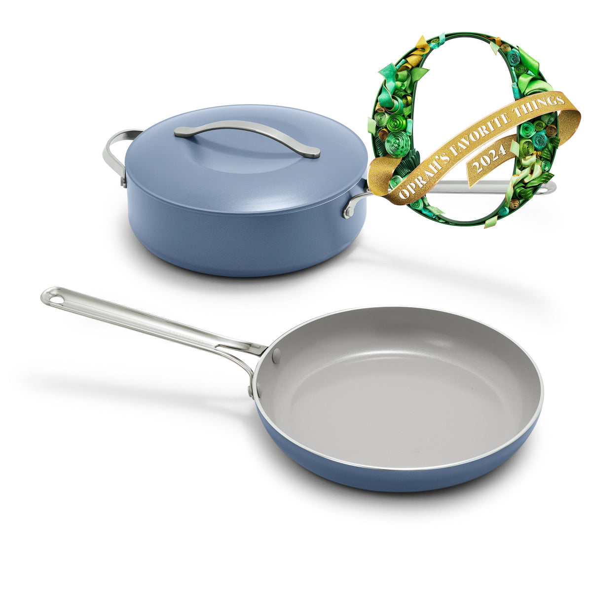 Nova Ceramic Nonstick 3-Piece Cookware Set | Ocean