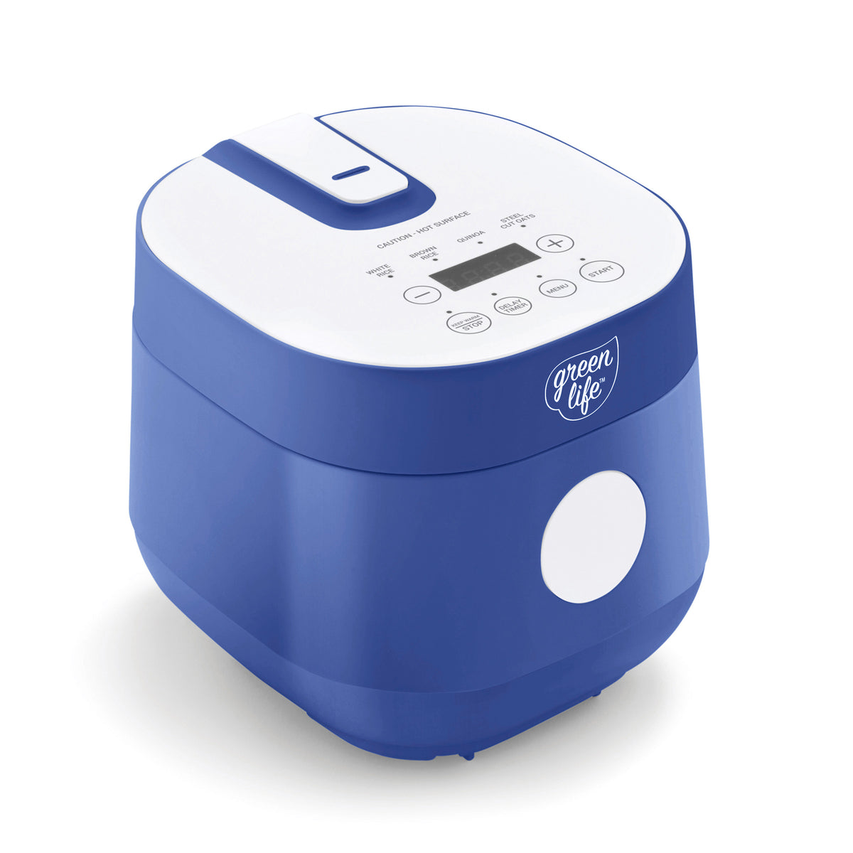 GreenLife 4-Cup Rice & Grains Cooker | Blue