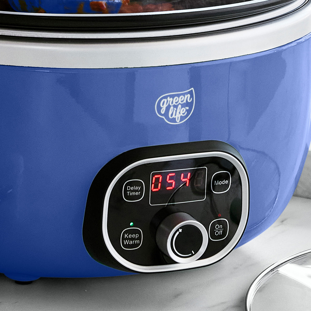 GreenLife Healthy Duo 6-Quart Slow Cooker | Blue