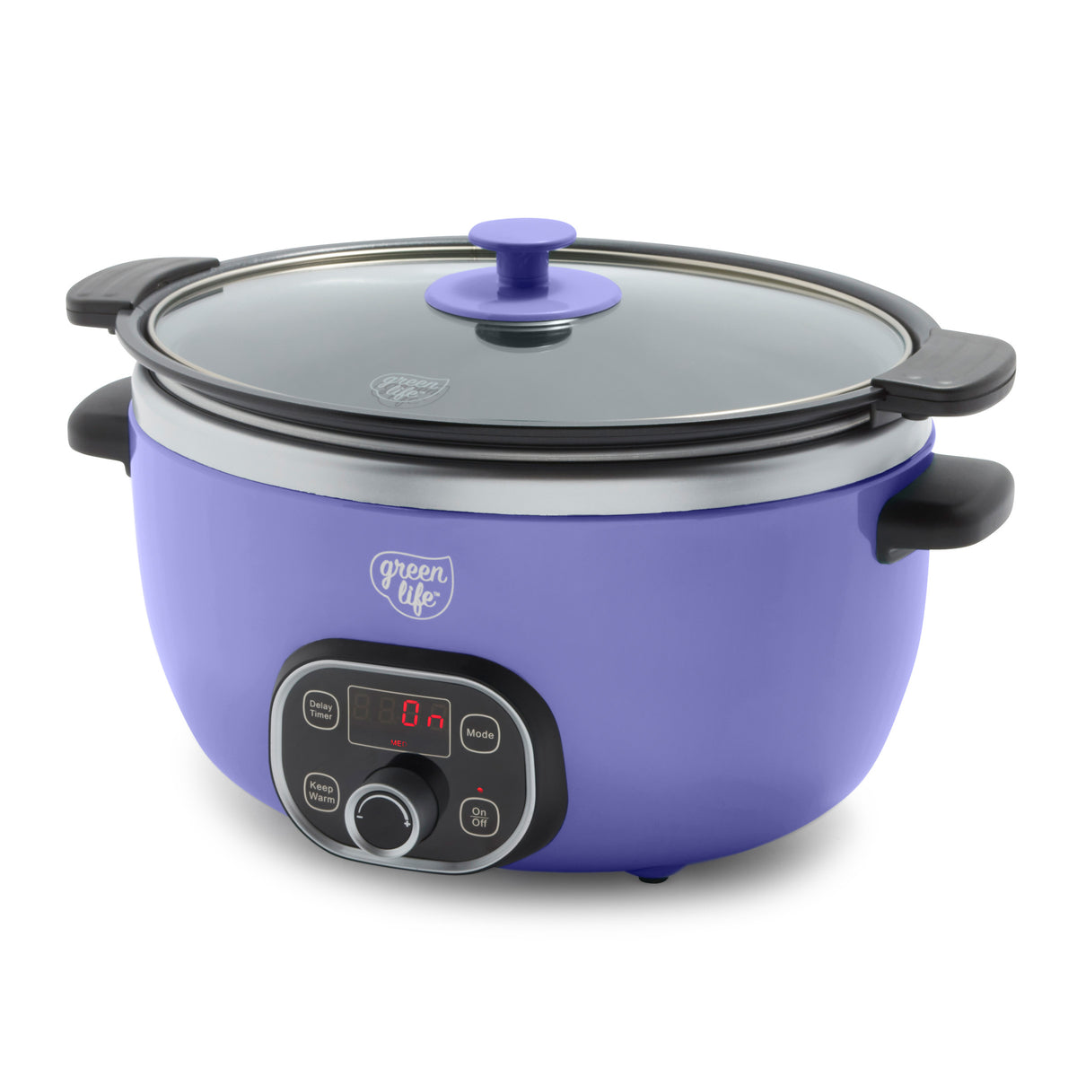 GreenLife Healthy Duo Slow Cooker | Periwinkle