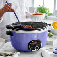 GreenLife Healthy Duo Slow Cooker | Periwinkle