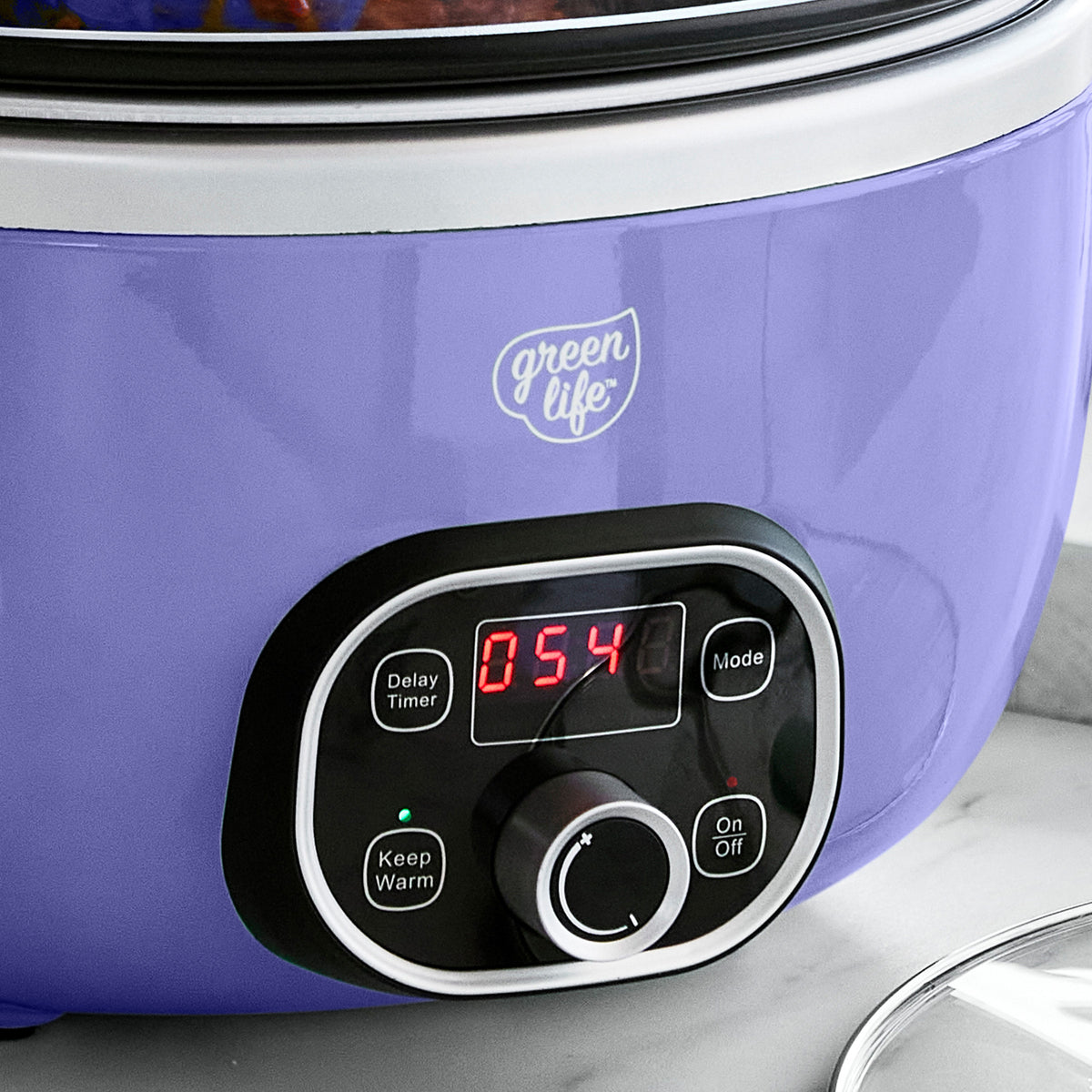 GreenLife Healthy Duo Slow Cooker | Periwinkle