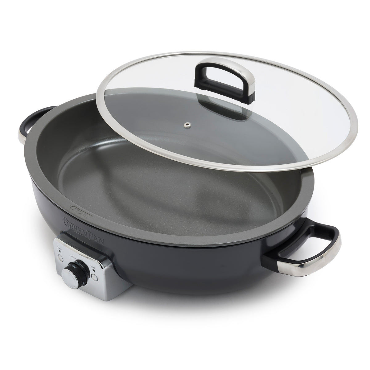 Advanced electric oval skillet