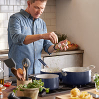 Quick-heating Bobby Flay aluminum cookware