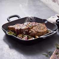 Bobby Flay by GreenPan 11" Cast Iron Square Grill Pan