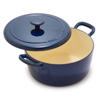 Bobby Flay by GreenPan 5.5-Quart Enameled Cast Iron Dutch Oven | Cobalt