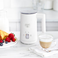 Greenlife instant milk frother in the color white