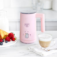 Greenlife instant milk frother in the color pink