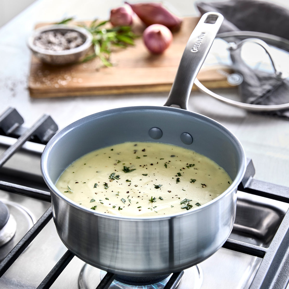 Induction compatible Treviso saucepan