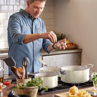 Quick-heating Bobby Flay aluminum cookware