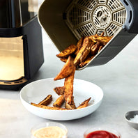 Making fries in the air fryer