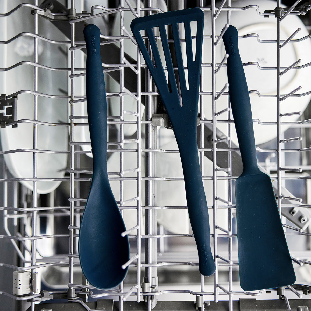 Dishwasher safe silicone utensils