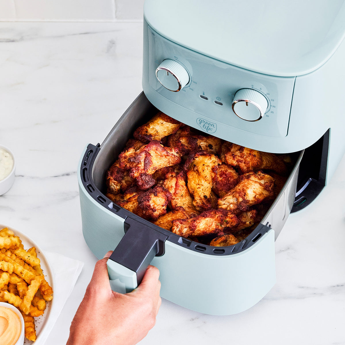 Healthy cooking with the EZ air fryer