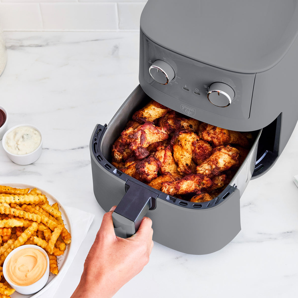 Healthy cooking with the EZ air fryer