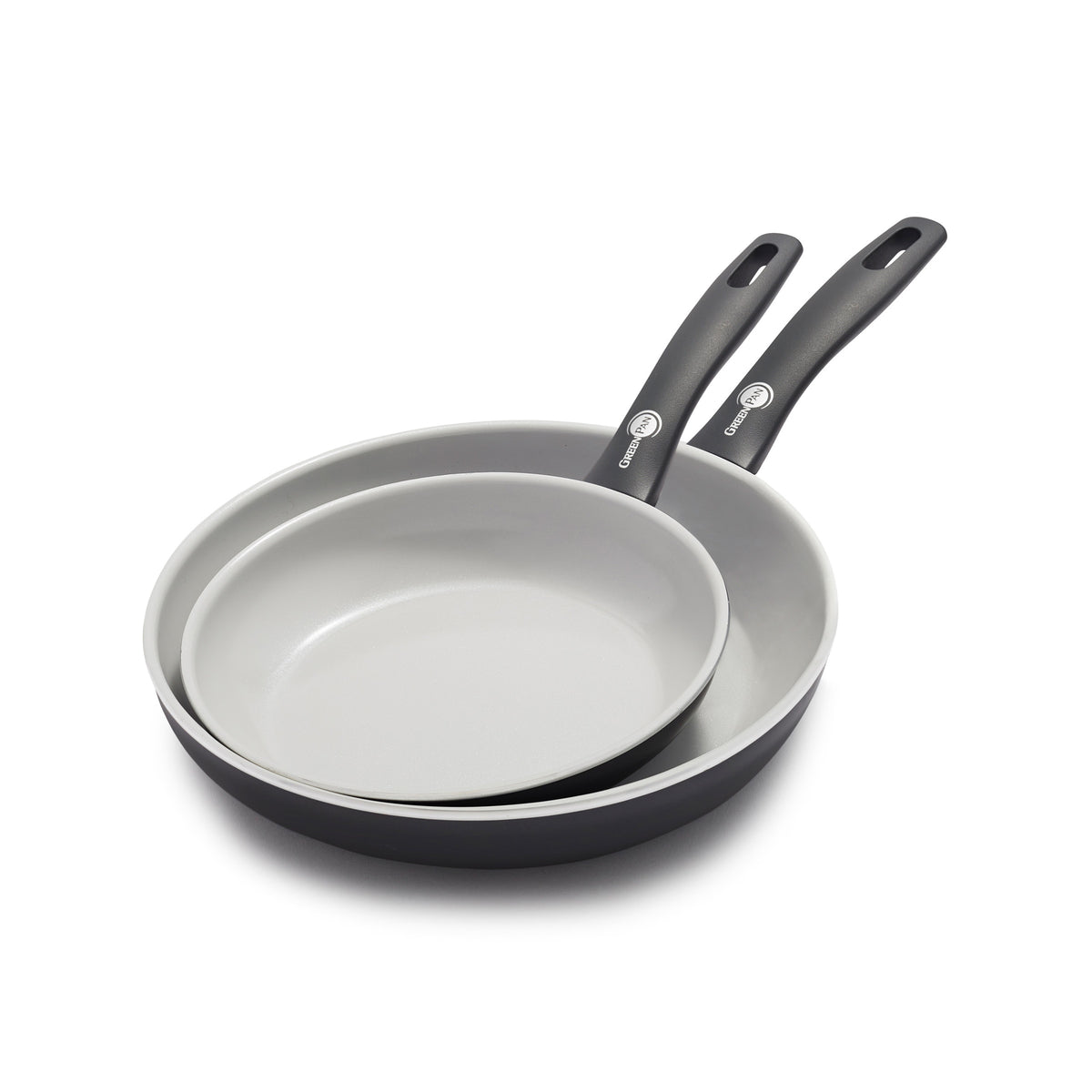 Dover Ceramic Nonstick 8" and 10" Frypan Set | Black