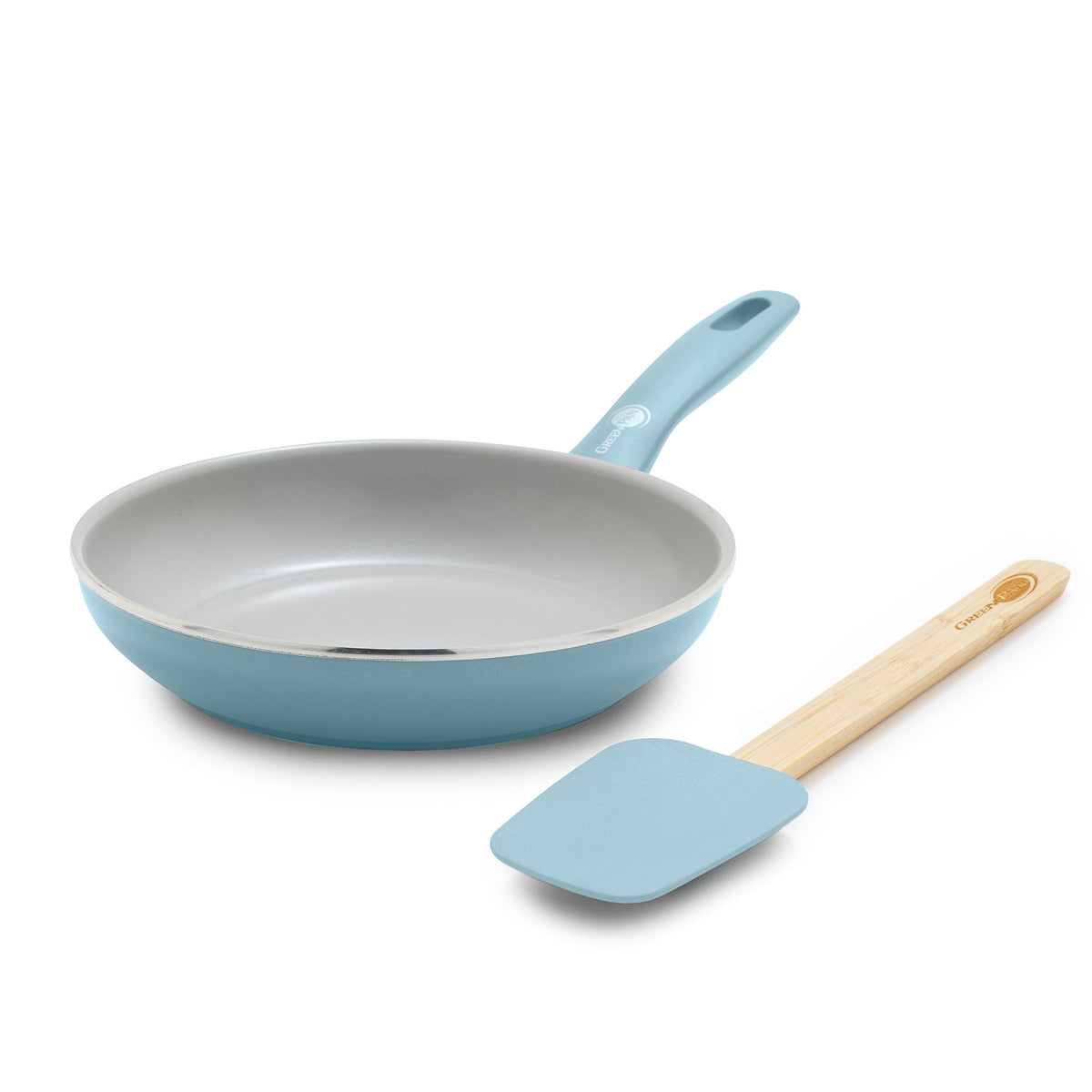 Dover Ceramic Nonstick 8" Frypan with Spatula | Blue Haze