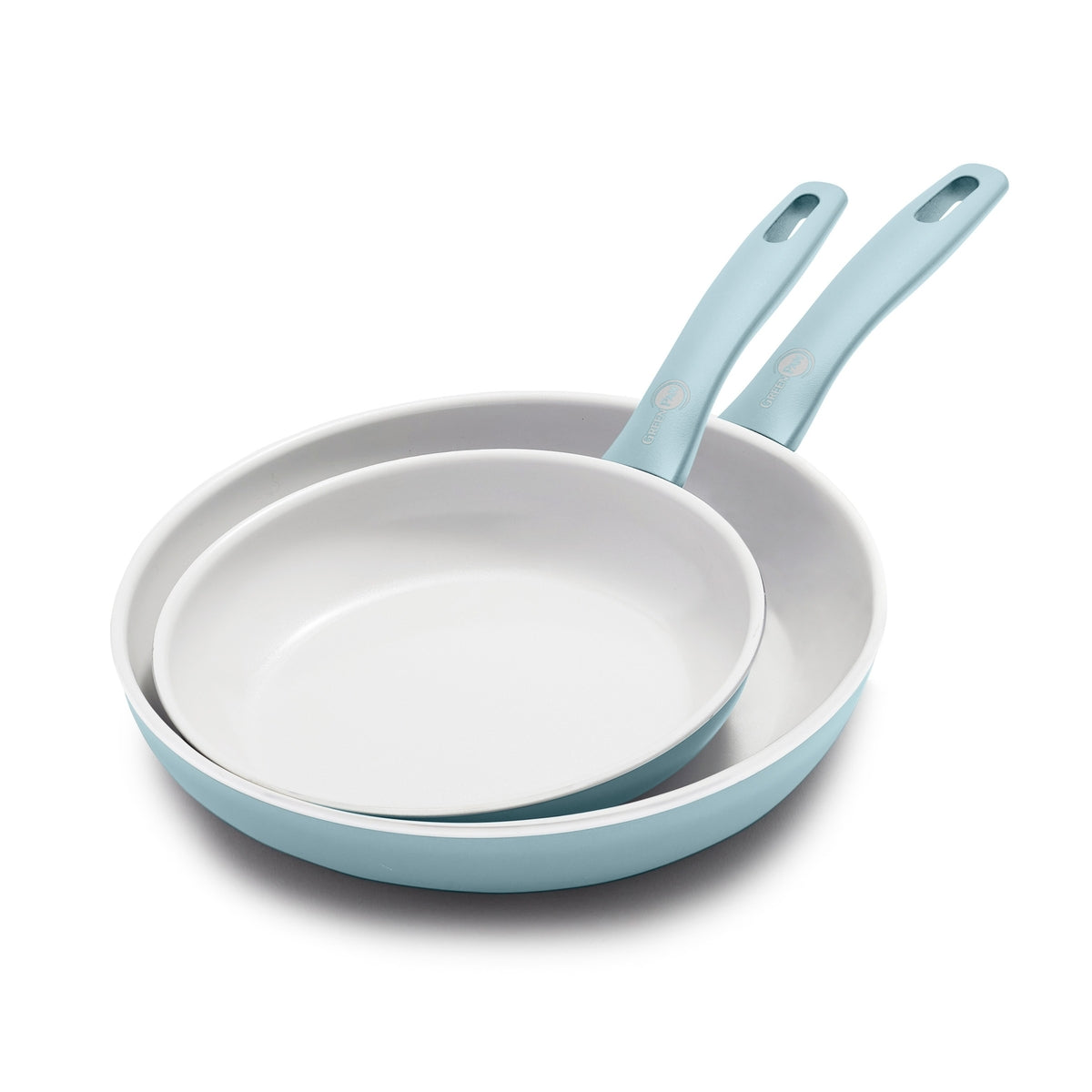 Dover Ceramic Nonstick 8" and 10" Frypan Set | Blue Haze