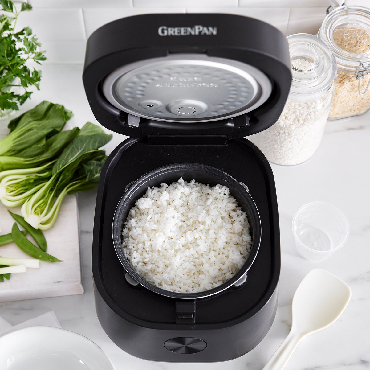 GreenPan Bistro 8-Cup Traditional Rice Cooker