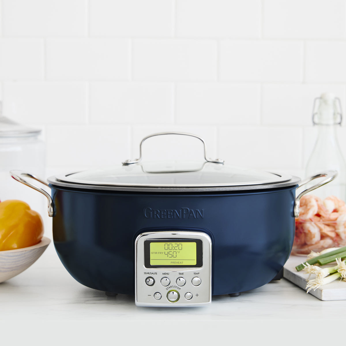 Essential smart skillet free of PFAS, PFOA, lead & cadmium