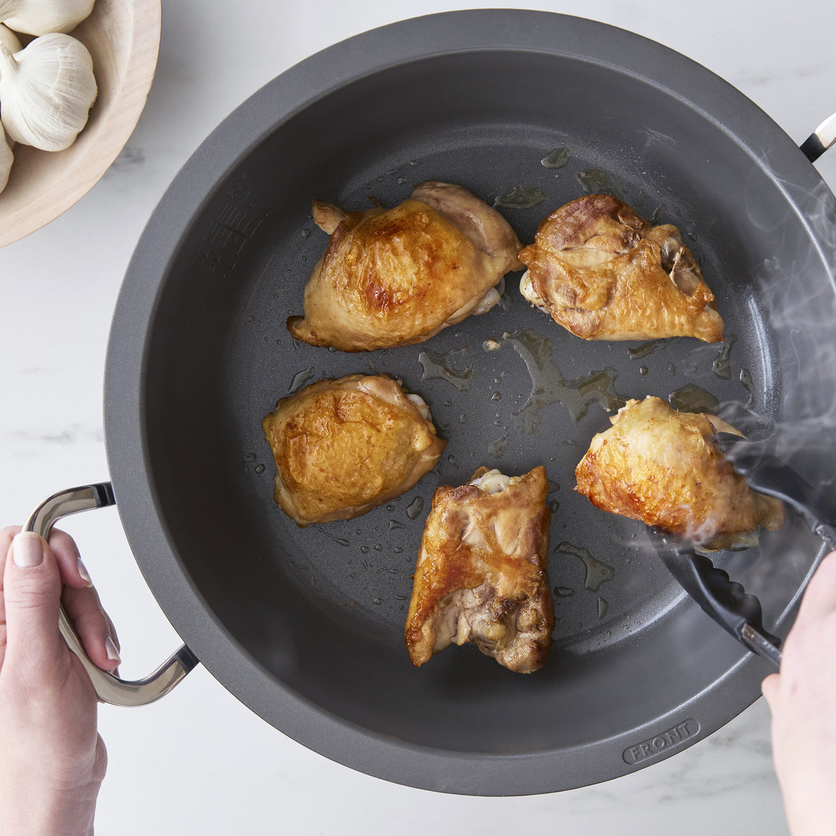 Essential smart skillet for chicken