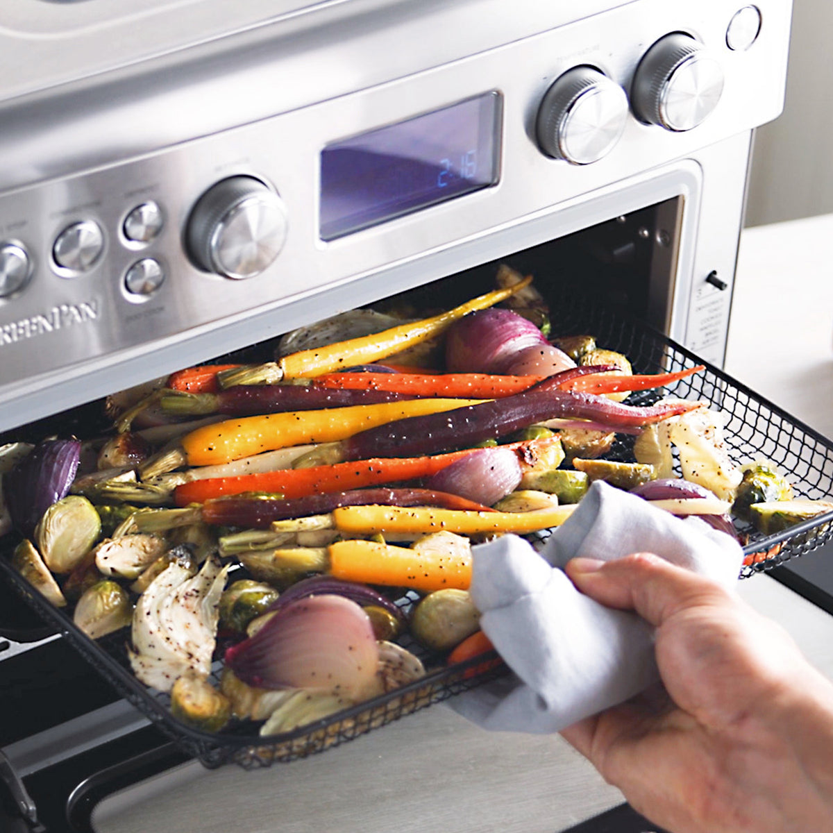 Air fry oven for roasted vegetables