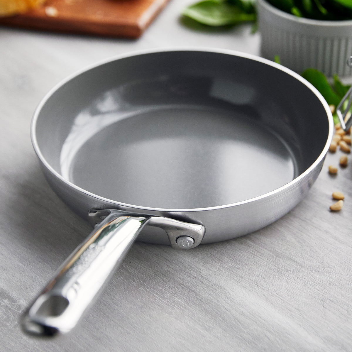 GP5 Stainless Steel 8" Frypan | Mirror Handle