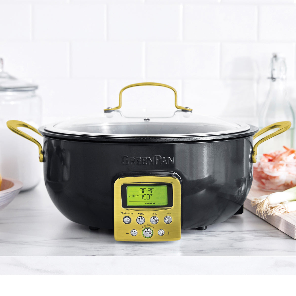 Essential smart skillet free of PFAS, PFOA, lead & cadmium