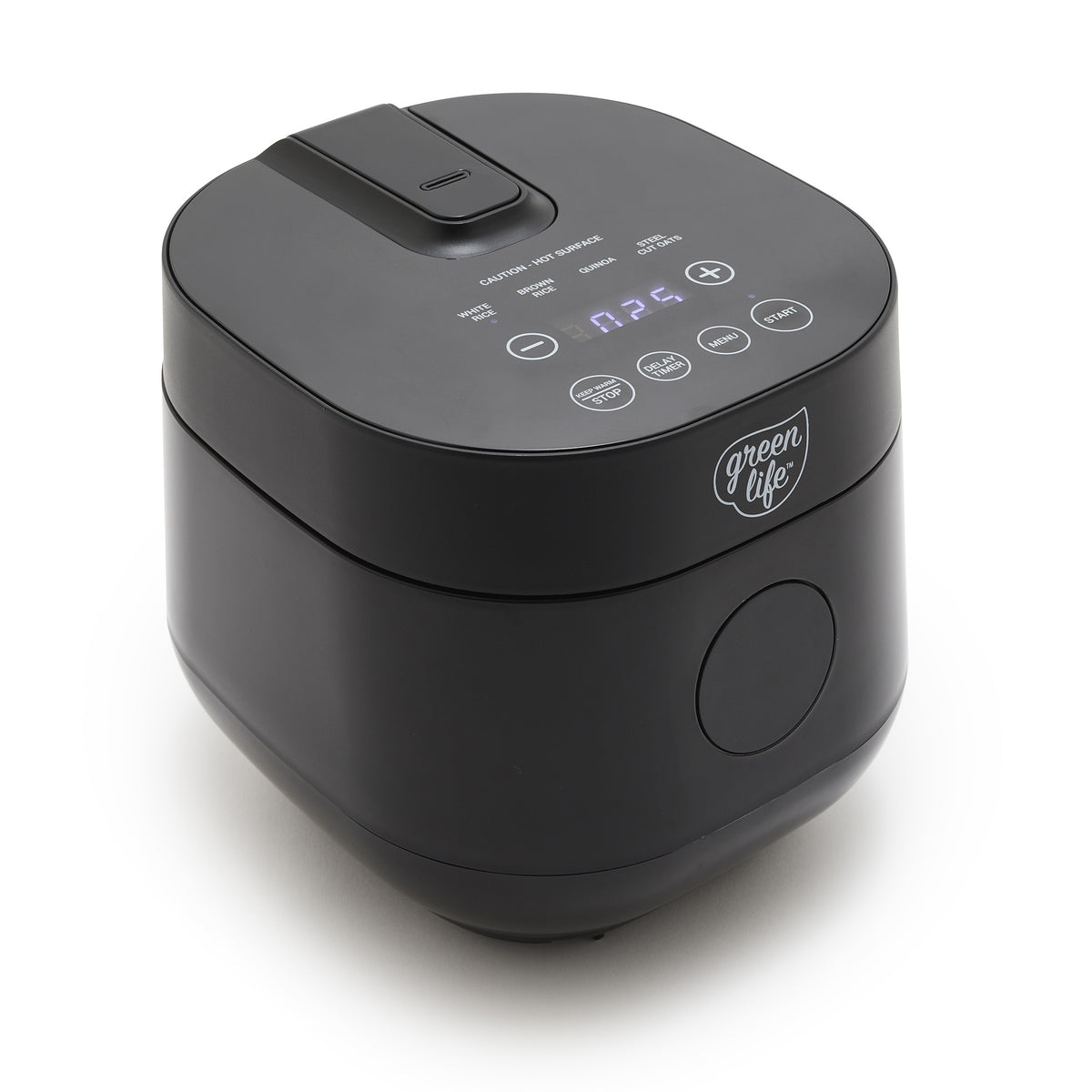 GreenLife 4-Cup Rice & Grains Cooker | Black