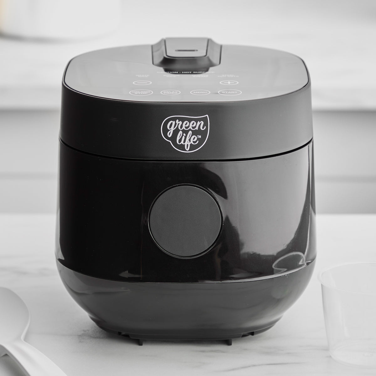 GreenLife 4-Cup Rice & Grains Cooker | Black