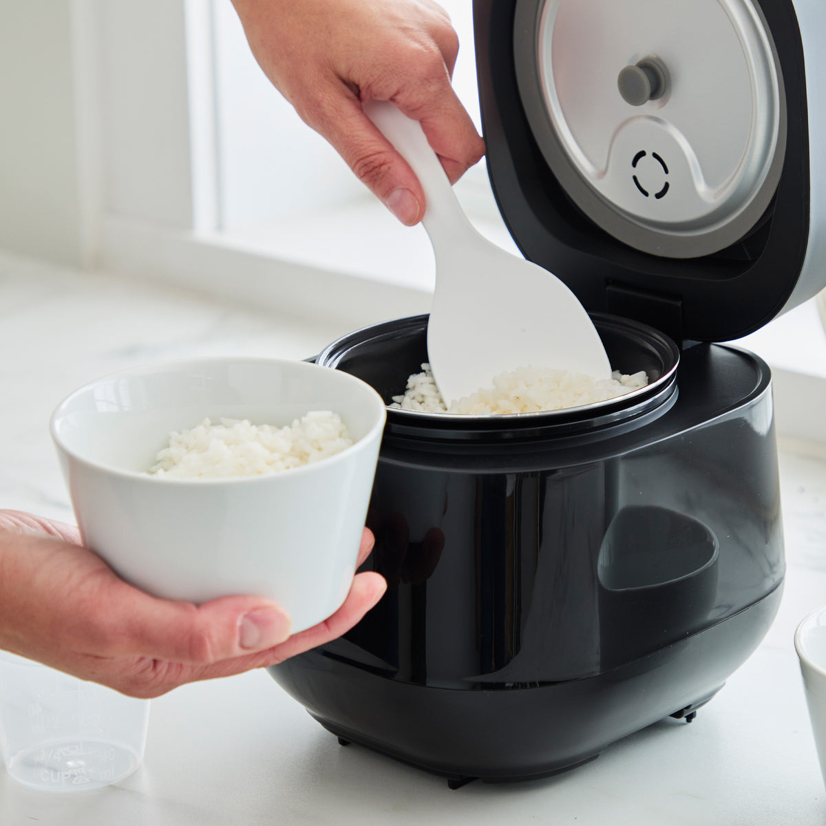 GreenLife 4-Cup Rice & Grains Cooker | Black