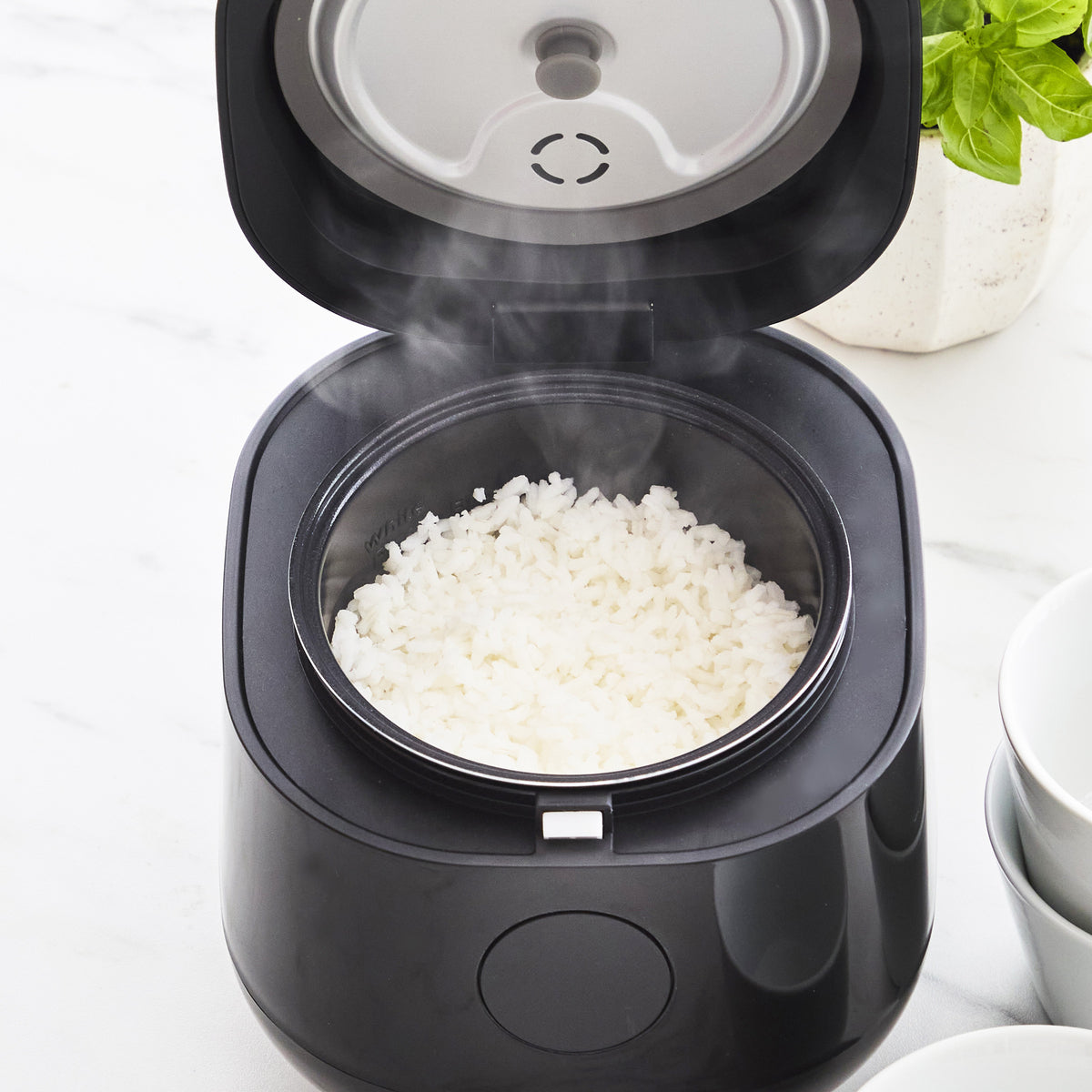 GreenLife 4-Cup Rice & Grains Cooker | Black