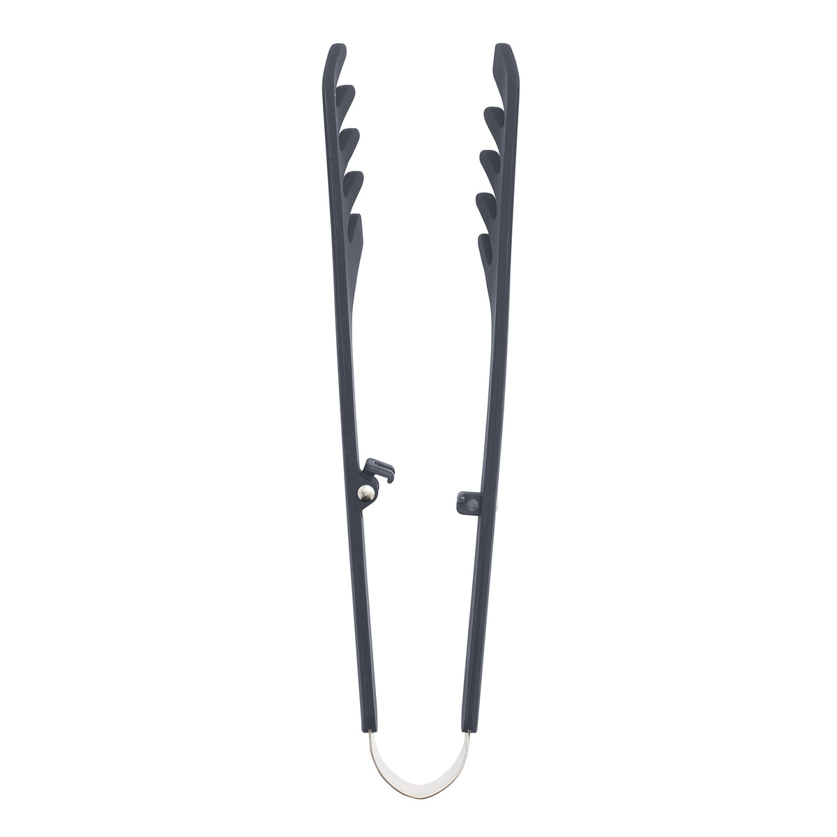 Platinum Silicone Pasta Tongs | Gray