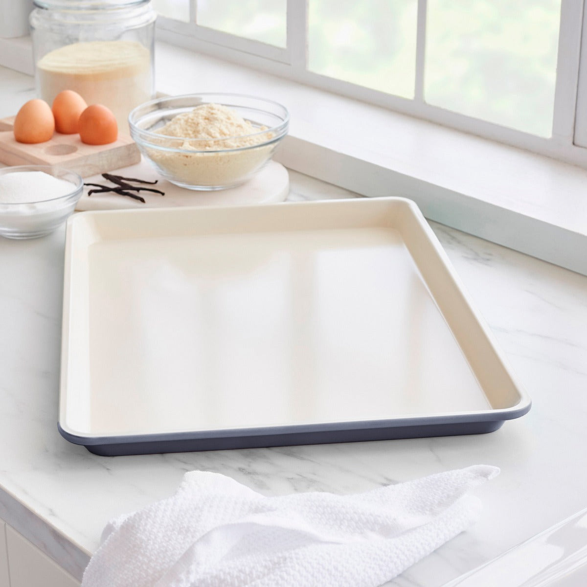 GreenLife Ceramic Nonstick 18" x 13" Cookie Sheet | Black