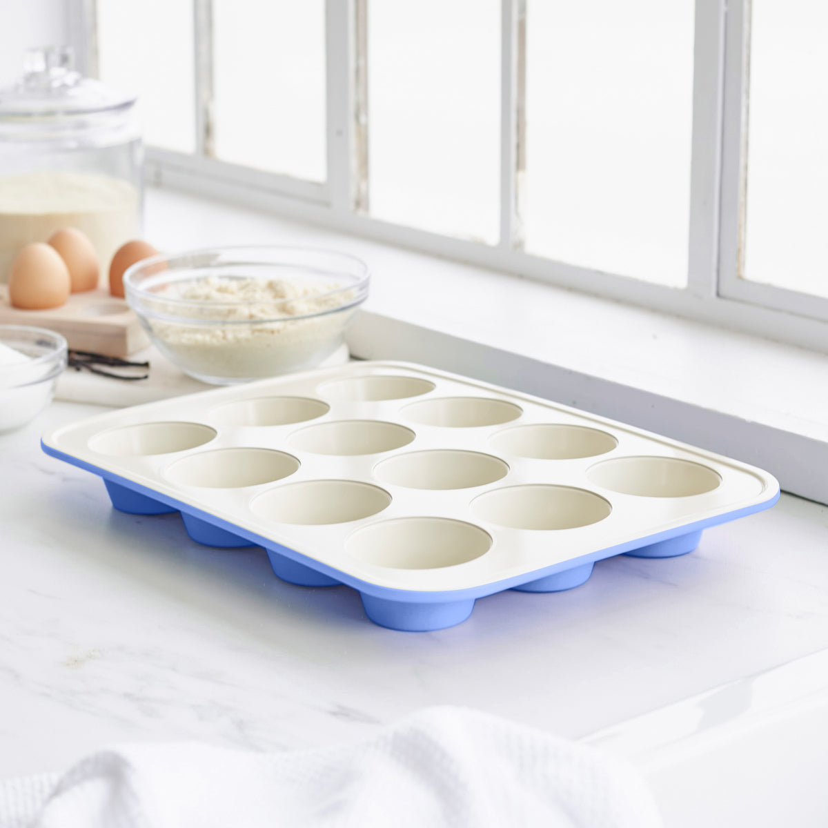 Eco-Cook Non-stick Ceramic Cupcake & Muffin Tray – Jean Patrique  Professional Cookware
