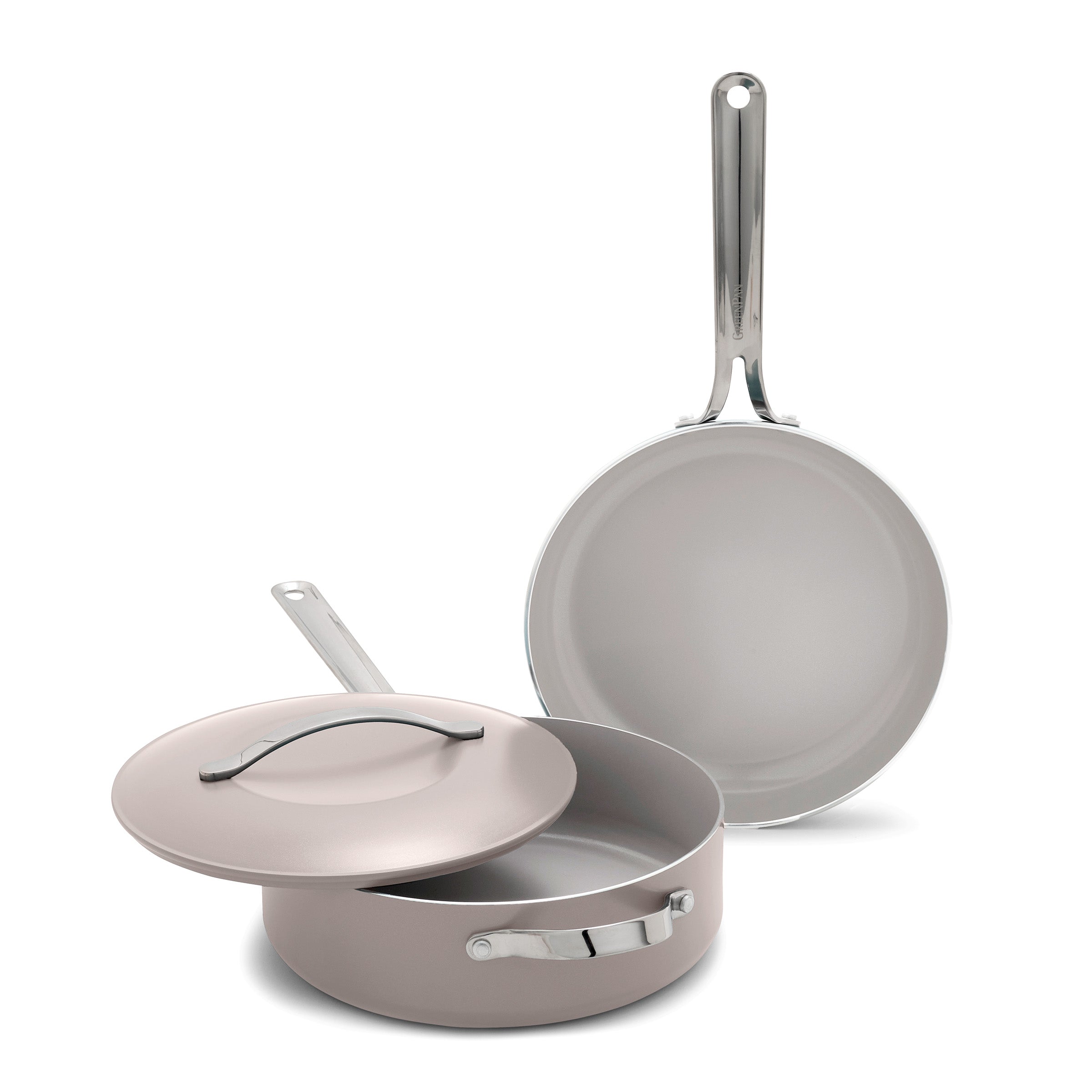 Nova Ceramic Nonstick 3-Piece Cookware Set | Clay