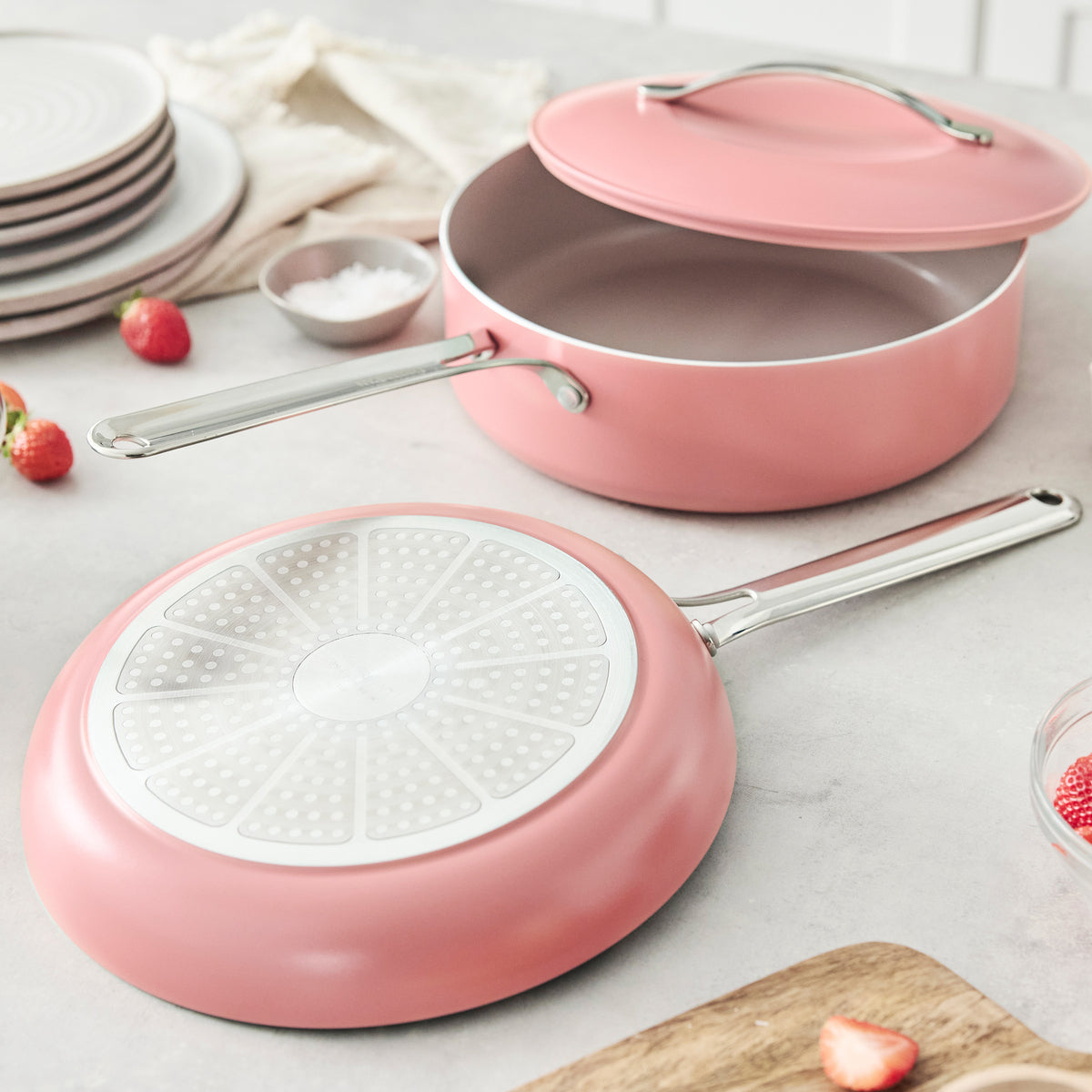 Induction compatible Nova cookware