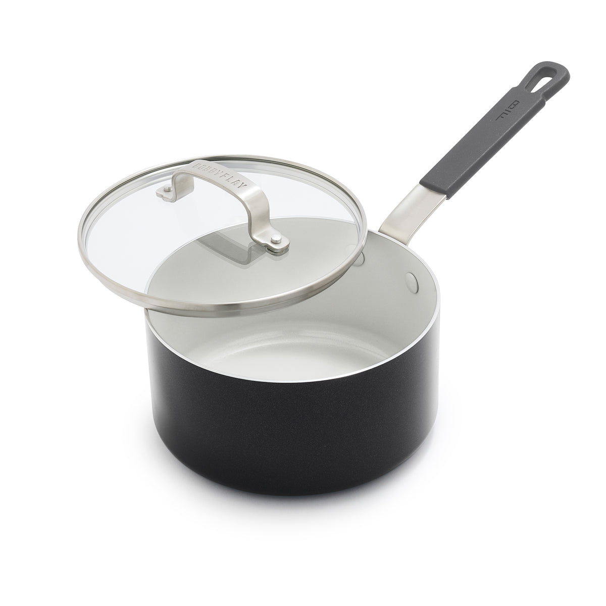 Bobby Flay ceramic nonstick saucepan