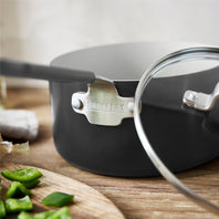 Bobby Flay saucepan with chip-free rim