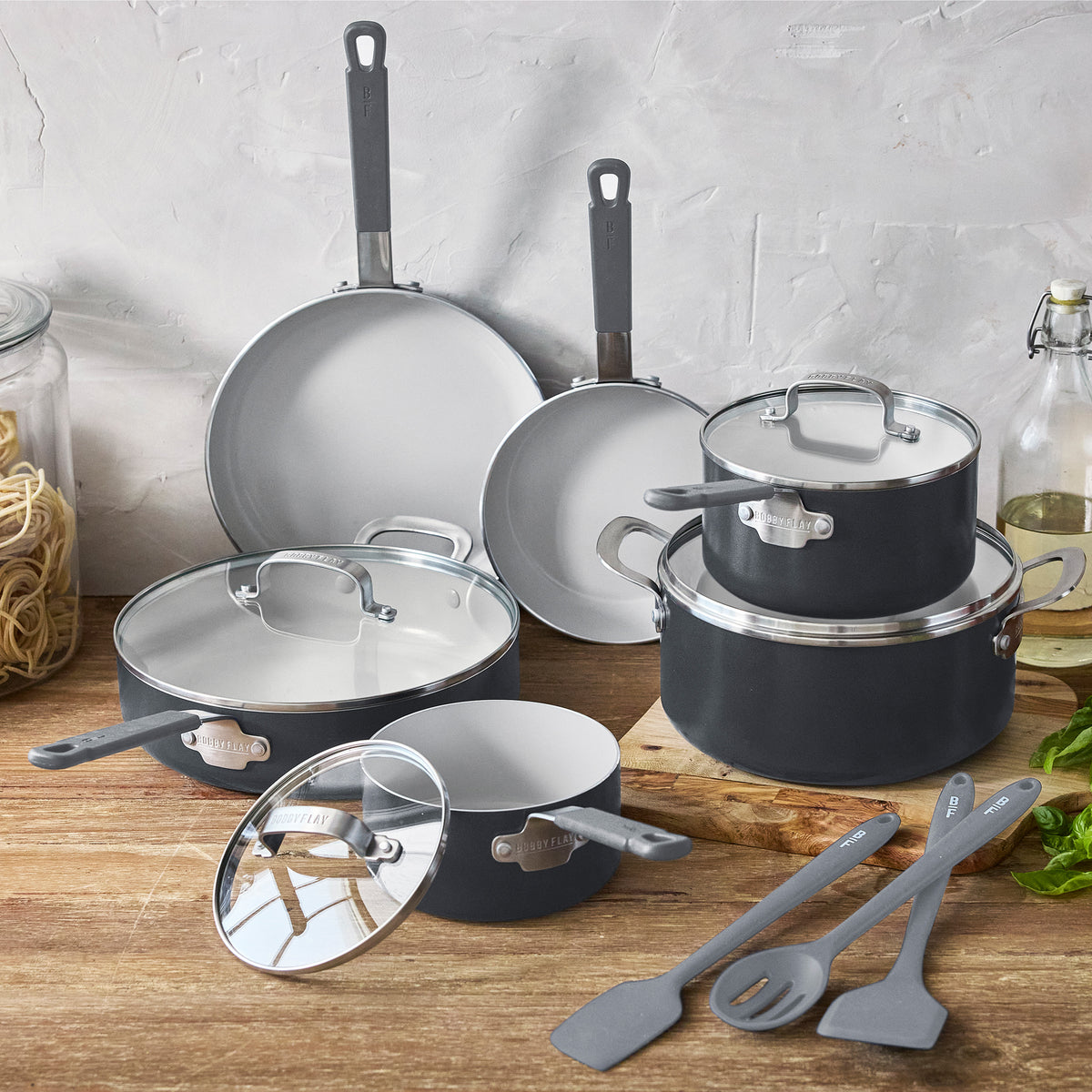 Durable Bobby Flay nonstick cookware set